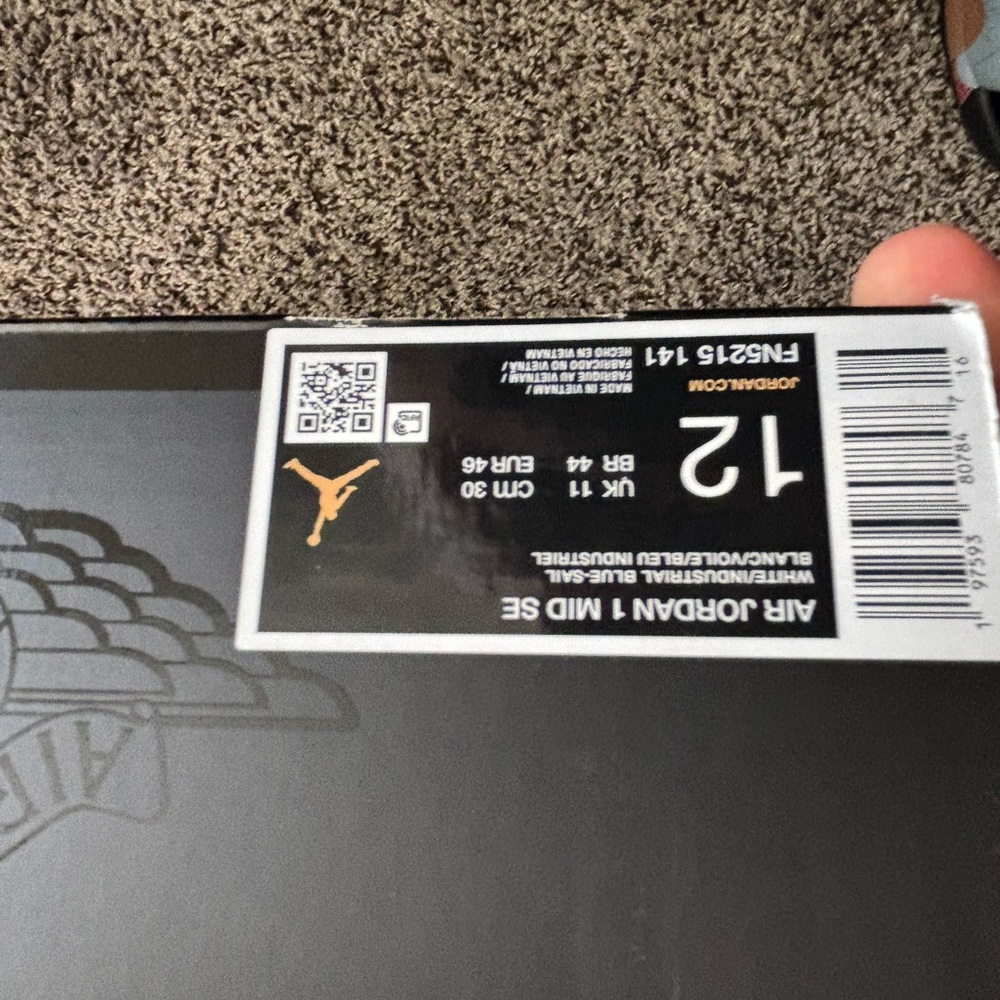 Jordan Air Jordan 1 Mid SE - Black and White
